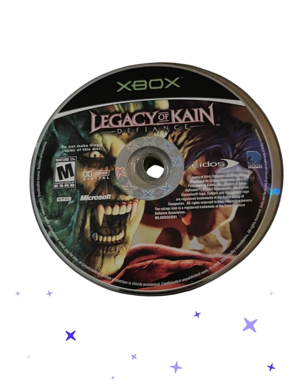 XBOX Legacy of Kain: Defiance Video Game Disc only